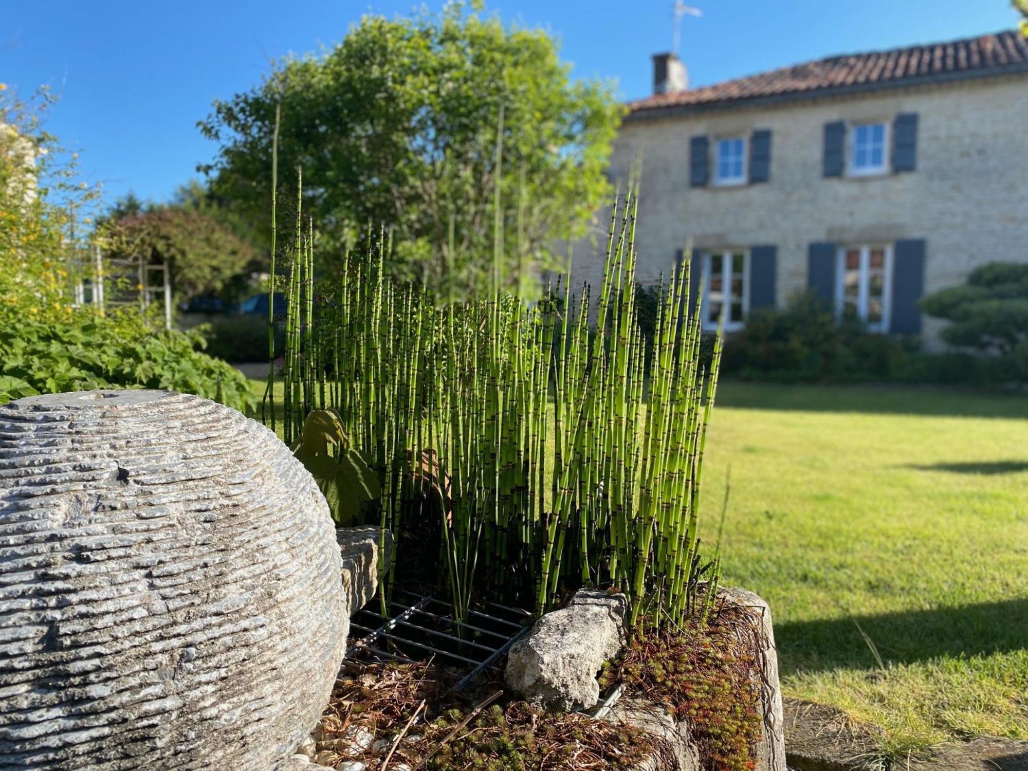Aux Agapanthes, Chambres D'Hotes Charentaises De Charme Avec Piscine Aumagne Esterno foto